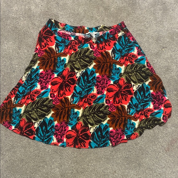 Forever 21 floral midi skirt Medium - Picture 1 of 3